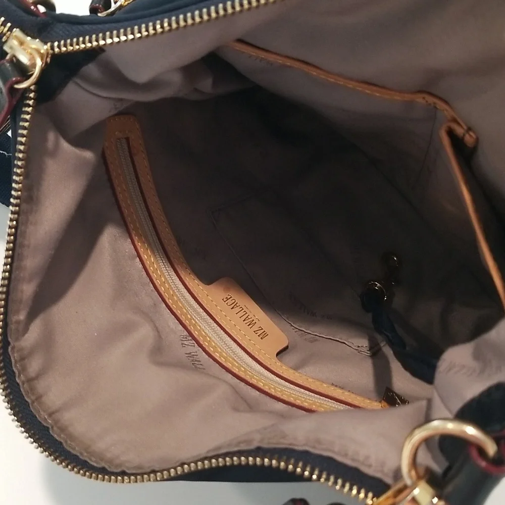 MZ Wallace Dawn Blue / Gold Hardware Downtown Crosby Hobo/Cross…